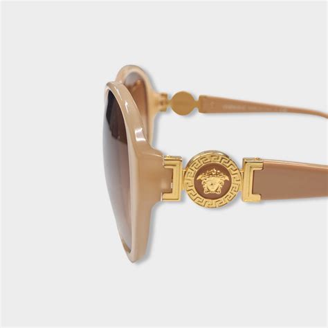 versace beige sunglasses